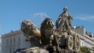 Estatua de Cibeles en el centro de Madrid